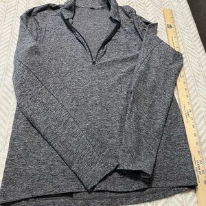 Lululemon Medium Gray Quarter-Zip Pullover